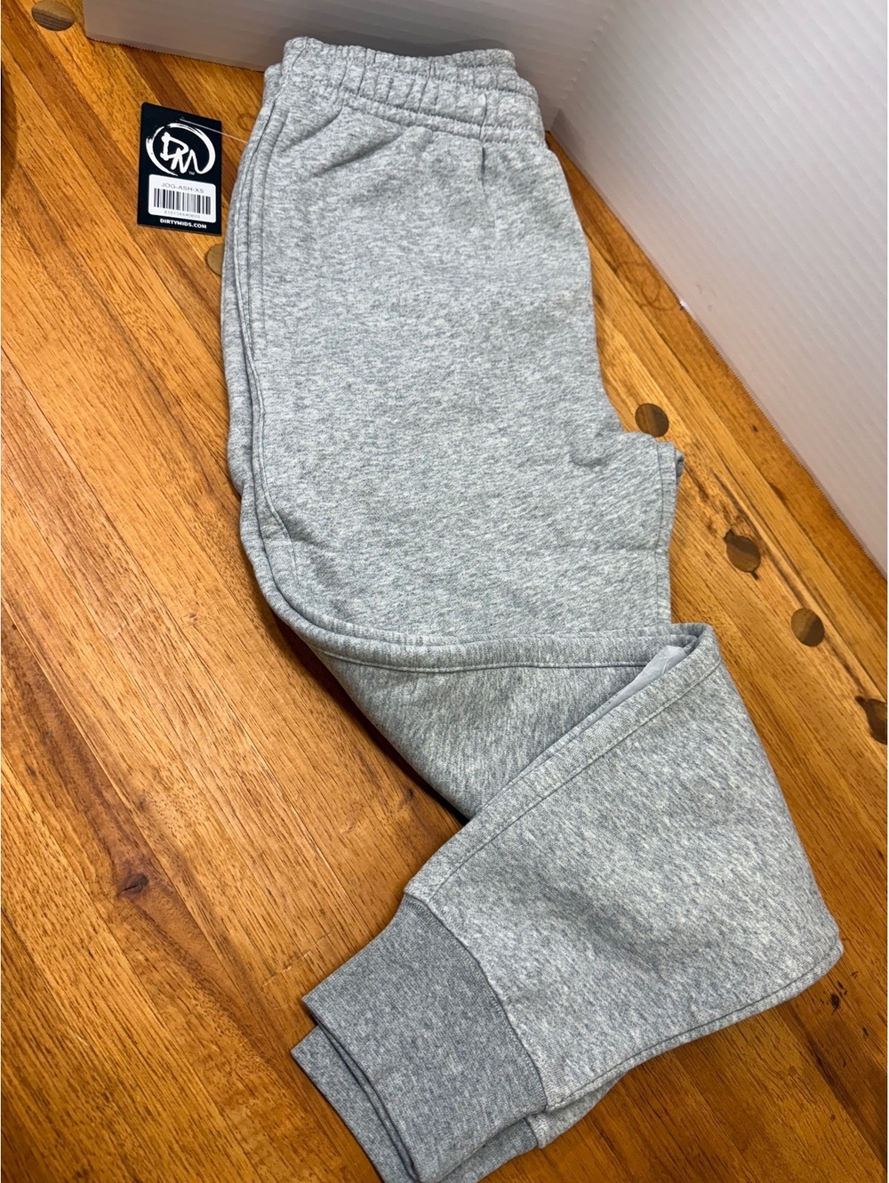 Dirty Mids Joggers Pants Adult XS Ash Heather Grey Fleece Sweatpant Gorpcore NEW